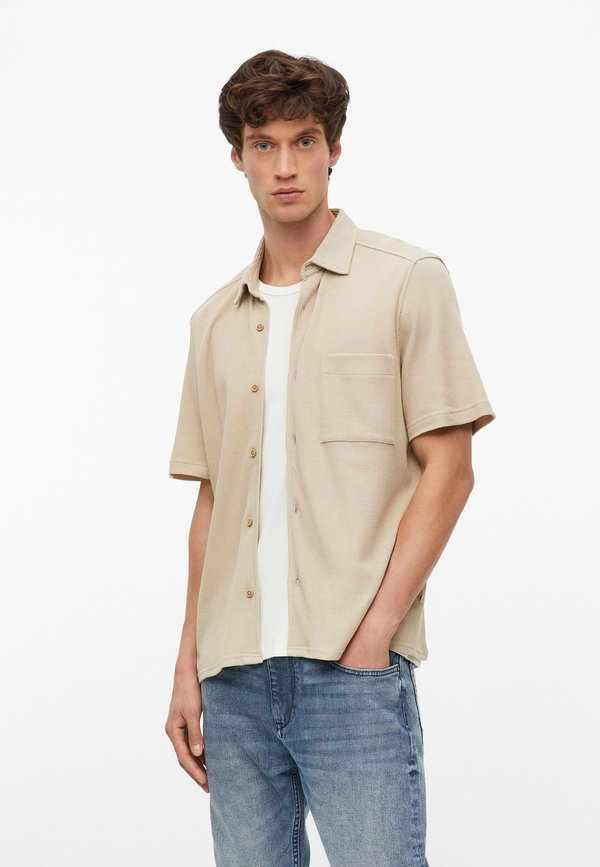 s.Oliver HEMD - Shirt - beige
