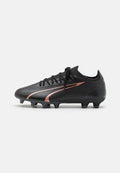Puma ULTRA MATCH FG/AG - Firm-ground football boots - black/copper rose