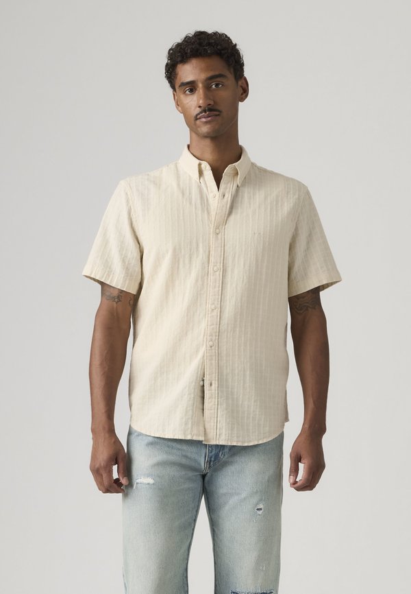 Levi's® SS AUTHENTIC BUTTON DOWN - Shirt - oatmeal