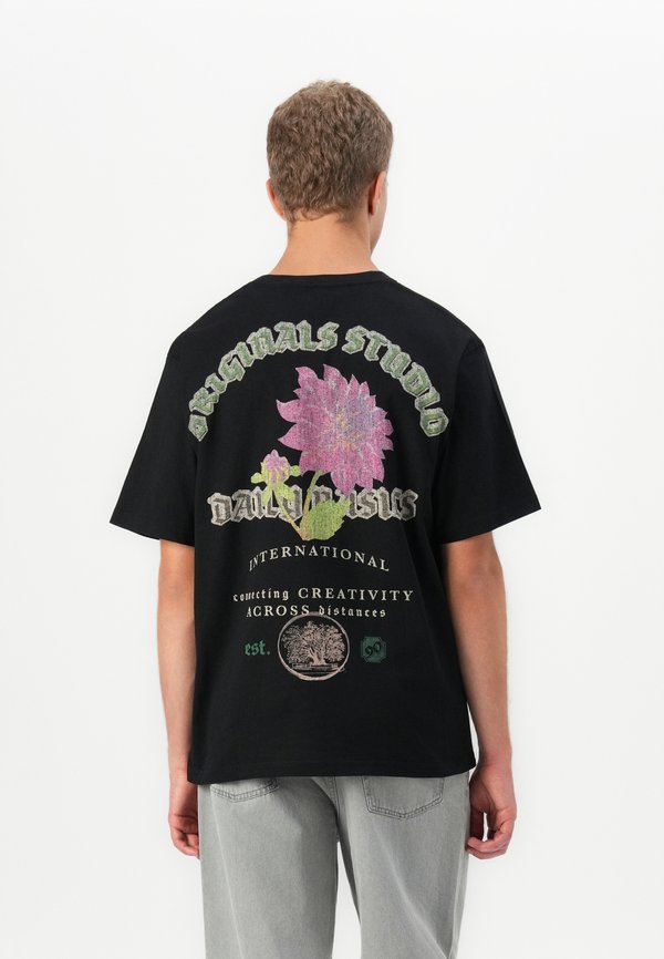 Jack & Jones T- - Print T-shirt - black