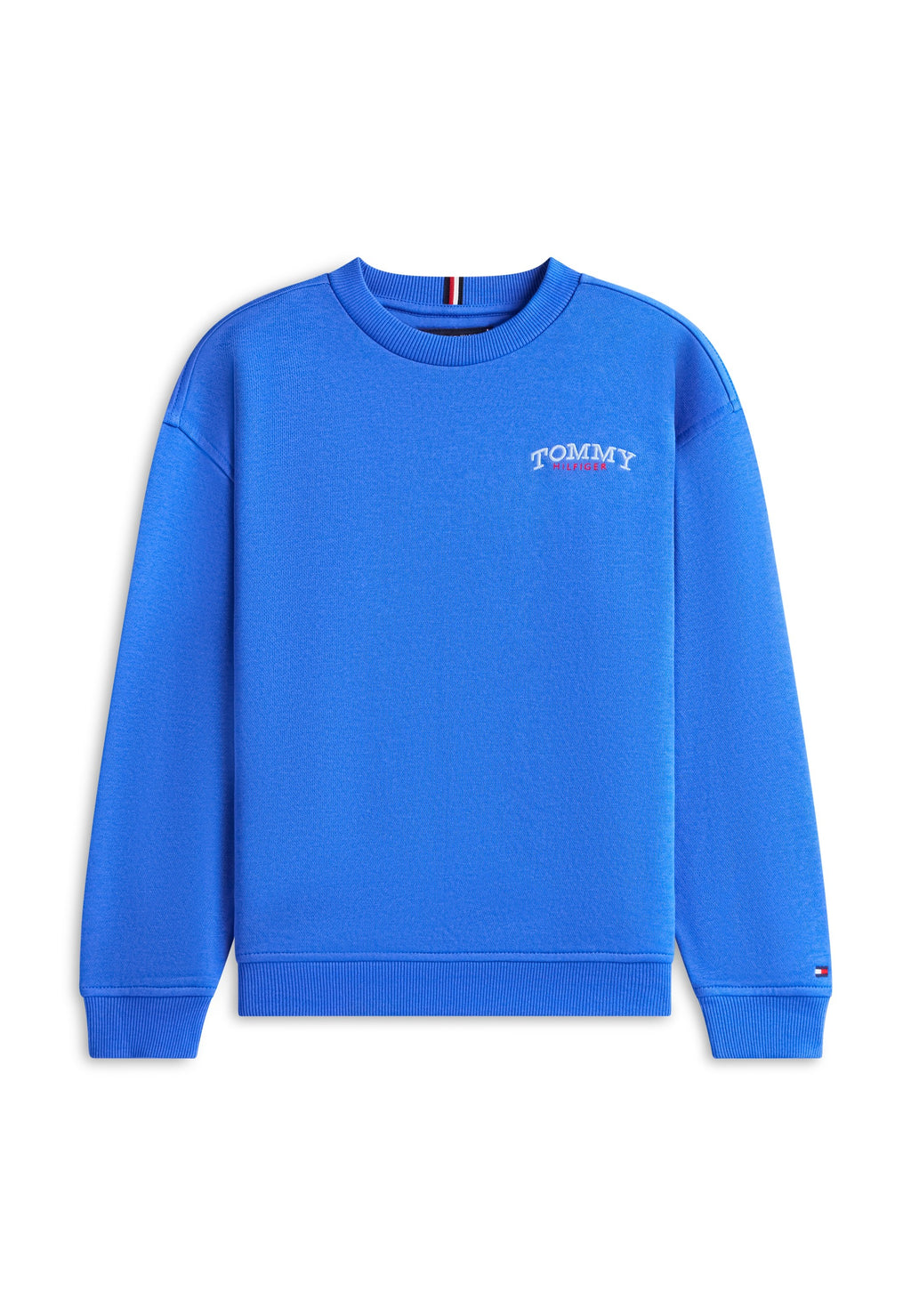 LOGO EMBROIDERY TERRY CREW NECK SWEATSHIRT Media 1