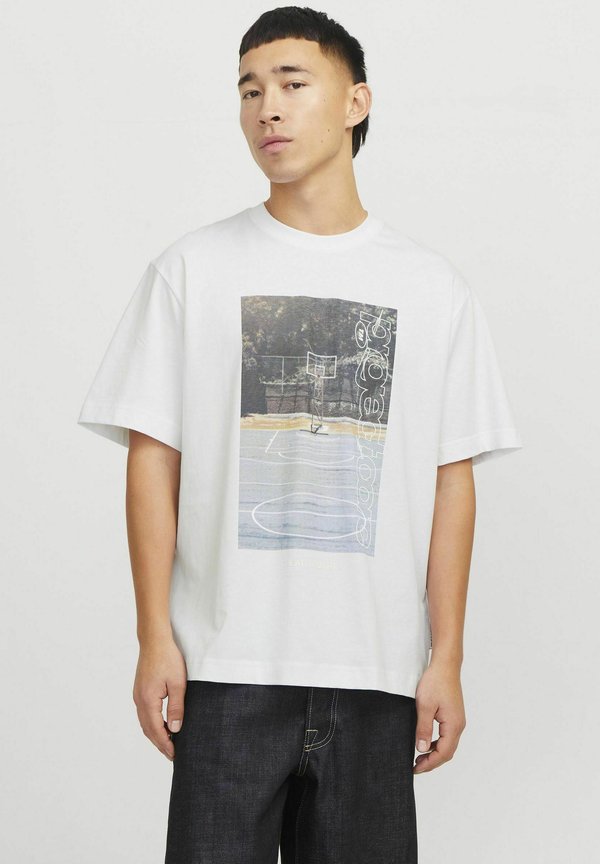 Jack & Jones Printed - Print T-shirt - bright white