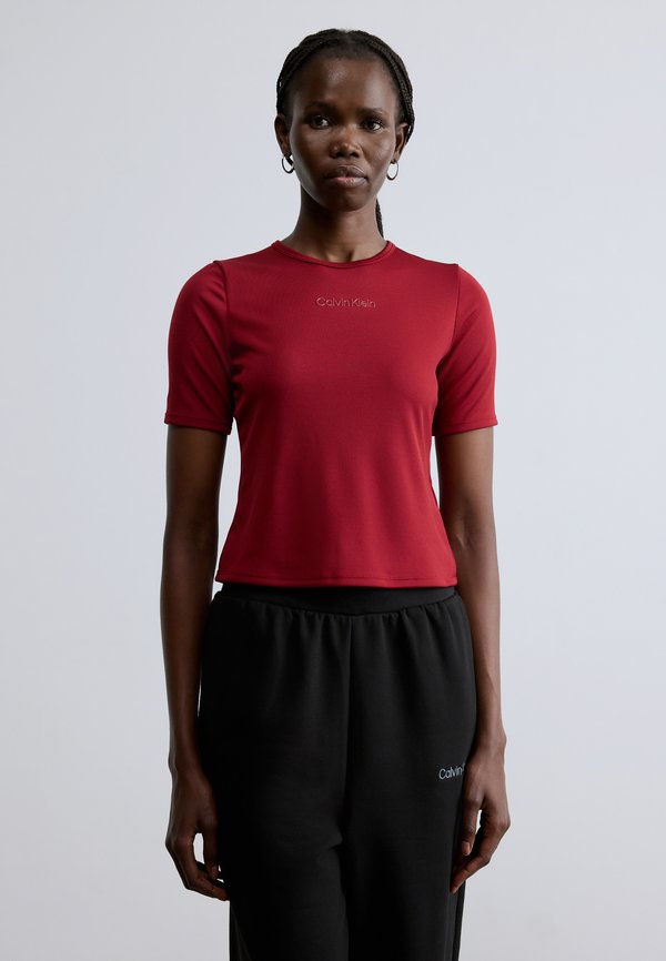 Calvin Klein TEE - Basic T-shirt - fall berry