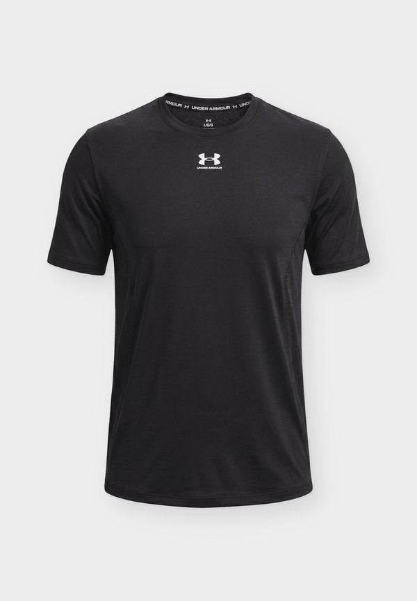 Under Armour CHALLENGER PRO - Sports T-shirt - ultimate black/white