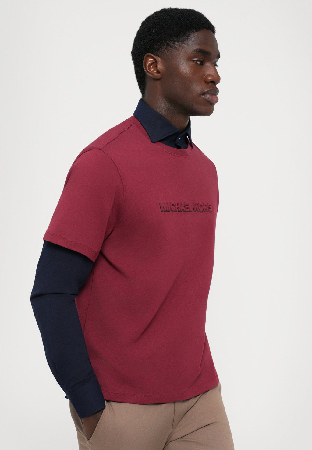 Michael Kors EMBOSS SHADOW LOGO TEE