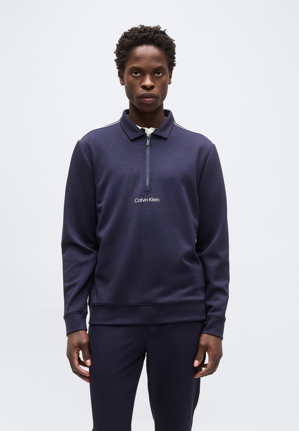 Calvin Klein Golf ROSSMORE COLLARED HALF ZIP - Sweatshirt - navy