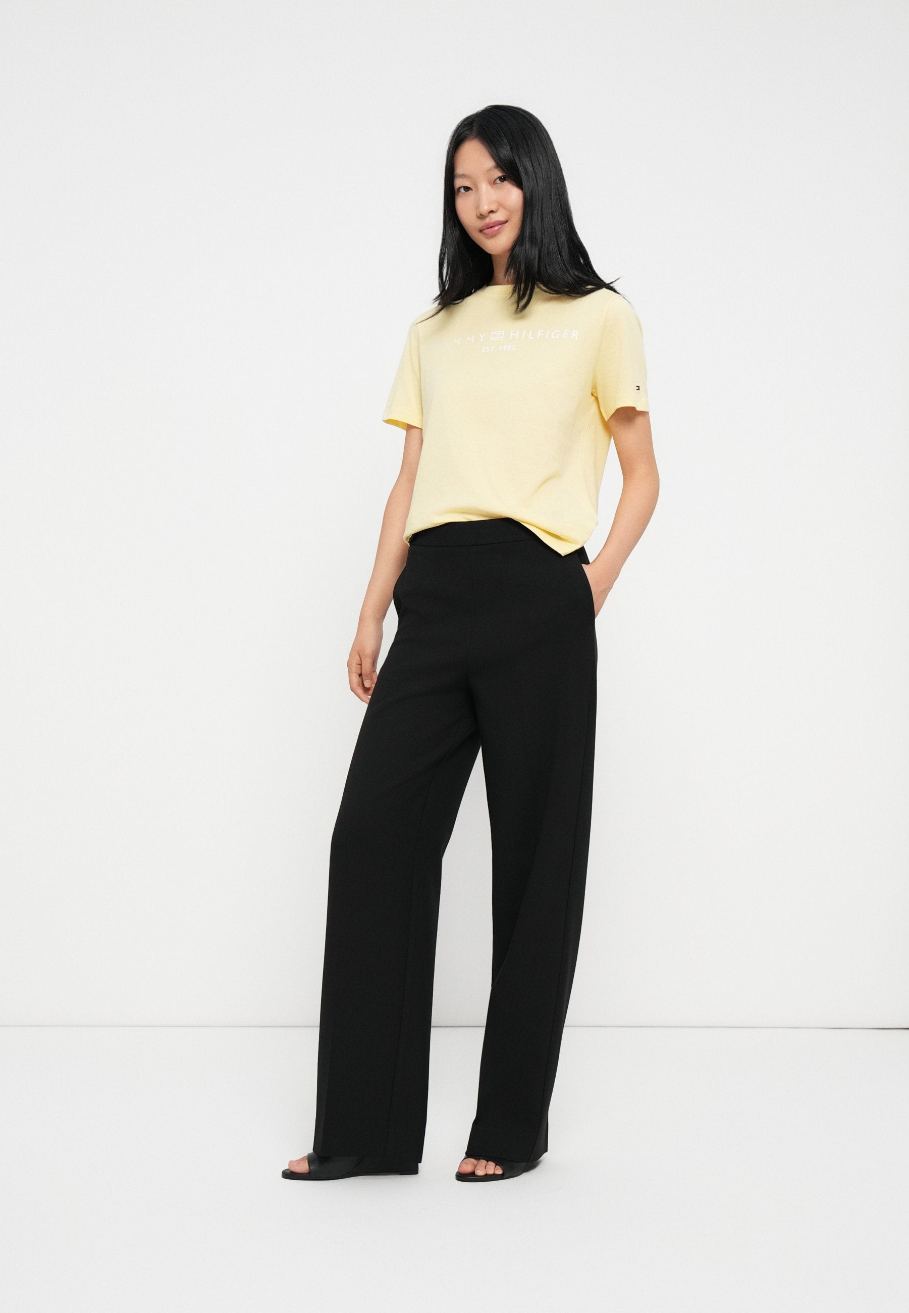 PRESSED CREASE STRAIGHT LEG TROUSERS Media 5