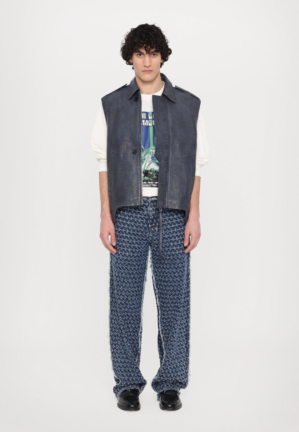 Dhruv Kapoor DISTRESSED FLAP VEST