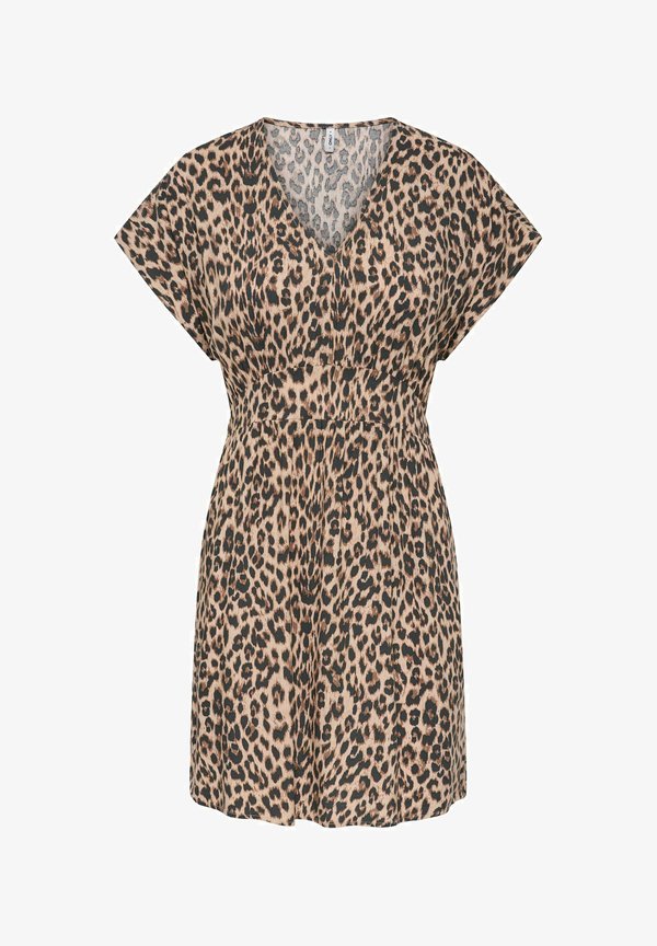 ONLY DRESS ONLMETTE SHORT DRESS - Day dress - humus