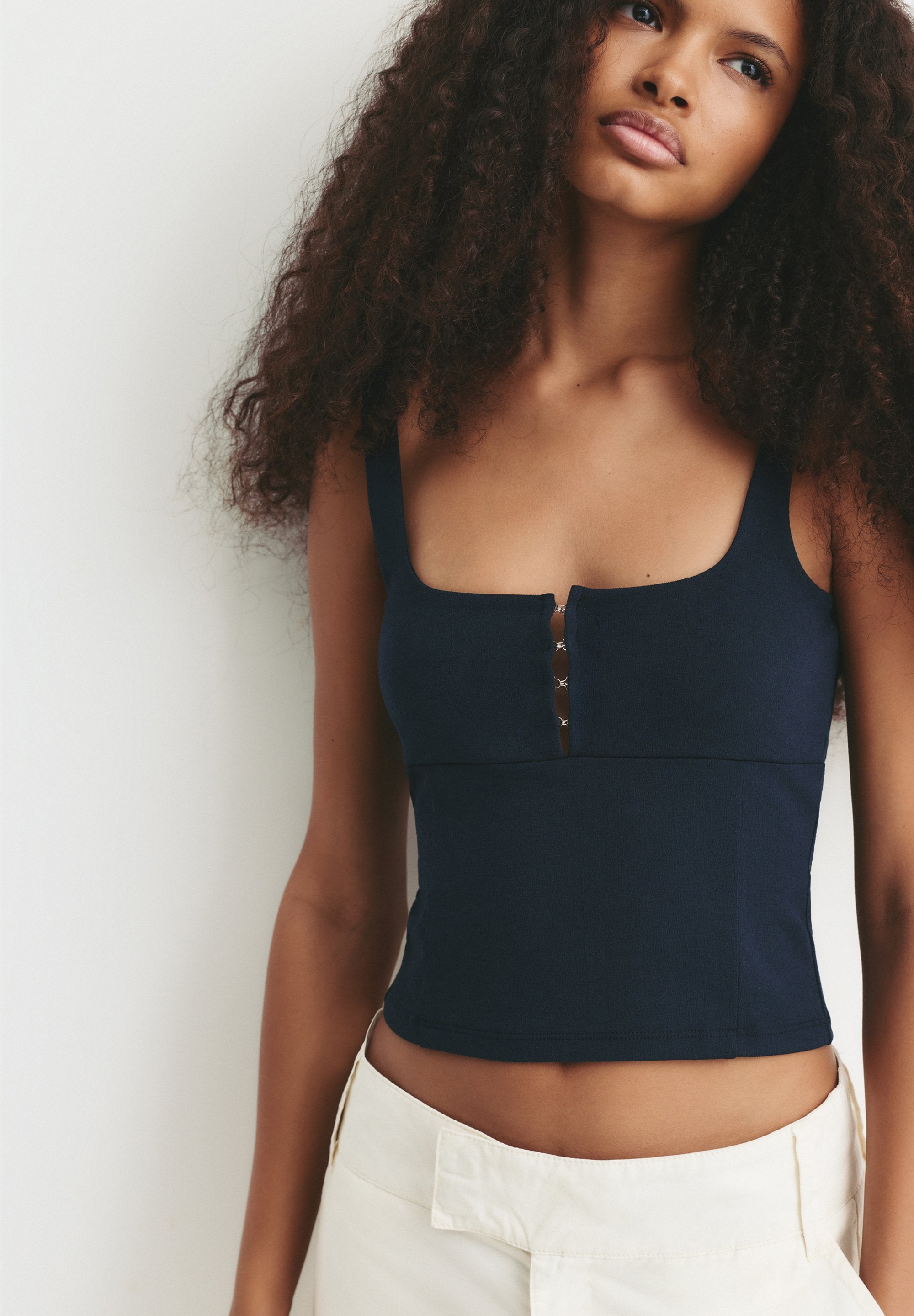 PULL&BEAR STRAPPY CORSETRY INSPIRED