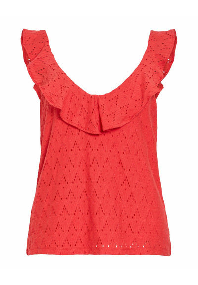 VILA Sleeveless VIAMALINA V-neck