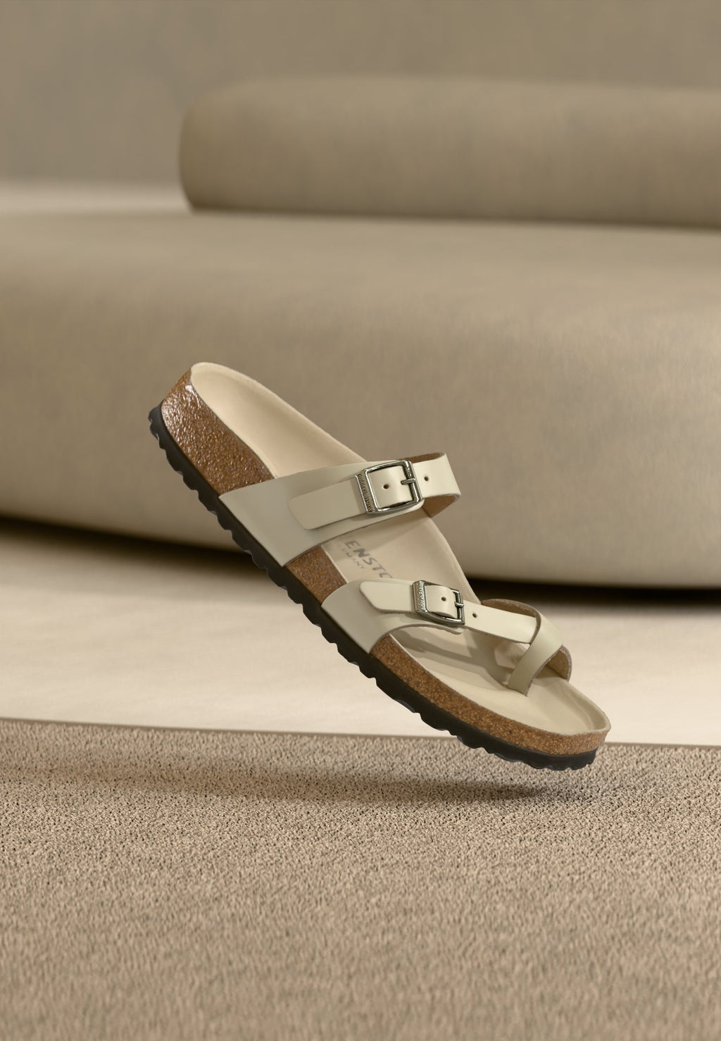 Birkenstock MAYARI LENA AMALFI OYSTER HEXS NARROW