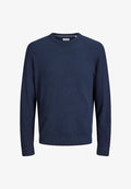 Jack & Jones JJERYDER KNIT CREW NECK NOOS - Jumper - navy blazer