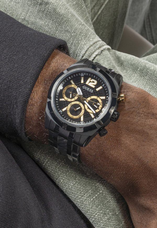 Guess RESISTANCE - Chronograph watch - black