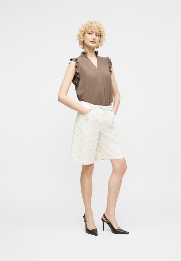 Selected Ruffle detail Sleeveless