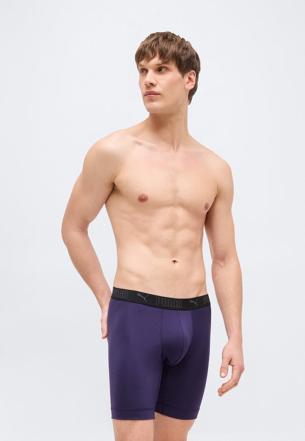 Puma MEN SPORT LONG 2 PACK - Boxer briefs - deep plum