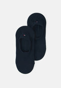 Tommy Hilfiger WOMEN FOOTIE 2 PACK - Invisible socks - midnight blue