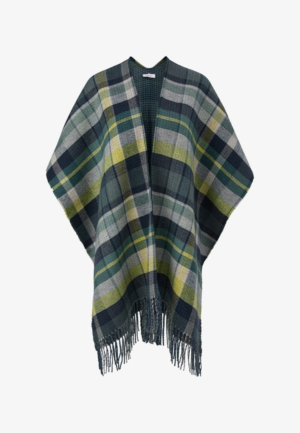 s.Oliver PONCHO - Cape - petrol