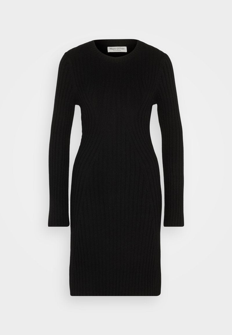 DRESS LONGSLEEVE ROUND NECK TRANSFER DETAIL Media 1