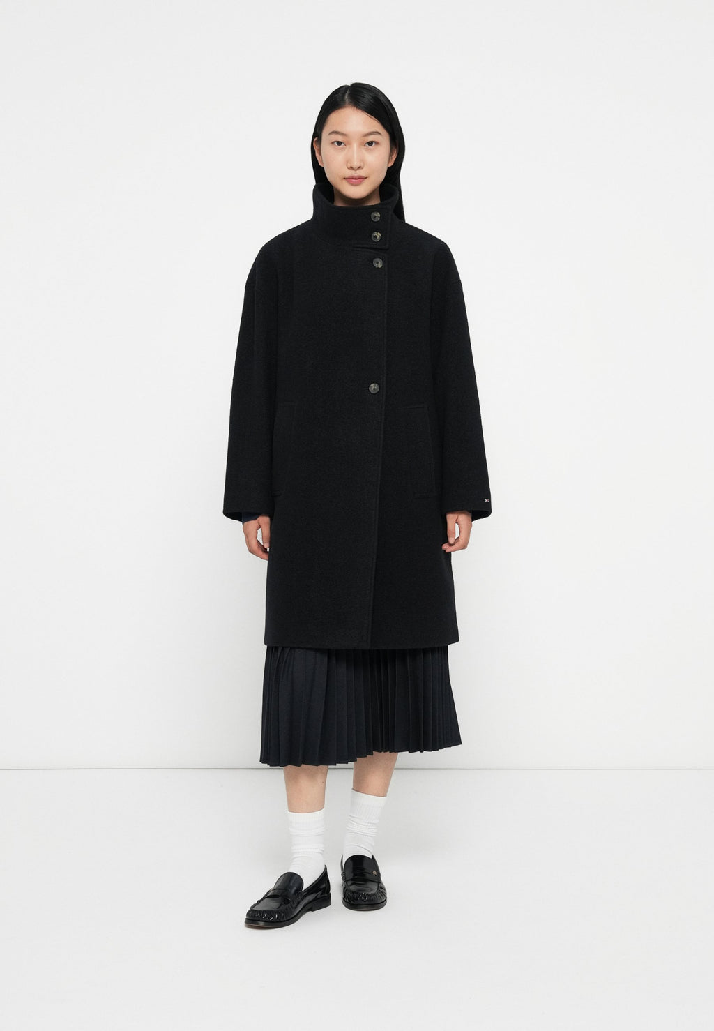 TEXTURE FUNNEL COAT Media 3
