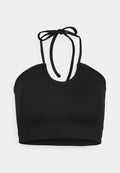 South Beach Petite PLUNGE HALTERNECK