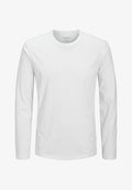 Jack & Jones Longsleeved Plain Longsleeved - Long sleeved top - white