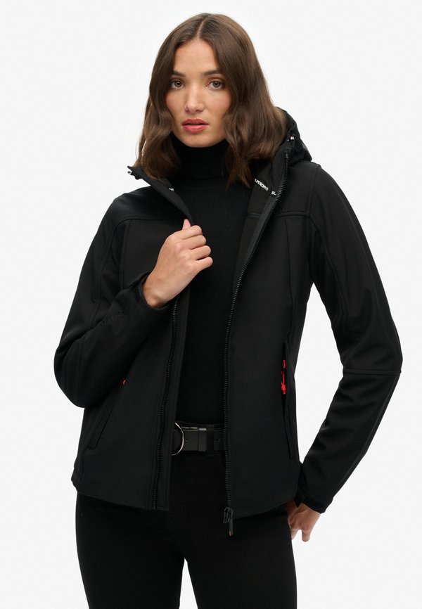 Superdry & Co HOODED CLASSIC TREKKER - Light jacket - black