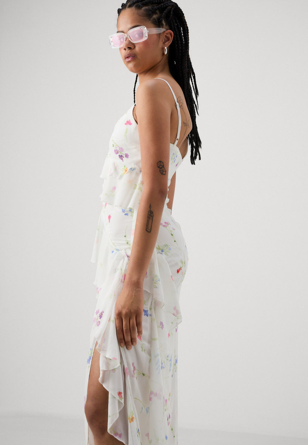 Gina Tricot FRILL MAXI DRESS