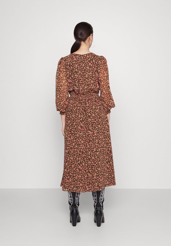 Forever New ANASTASIA LONG SLEEVE MIDI DRESS