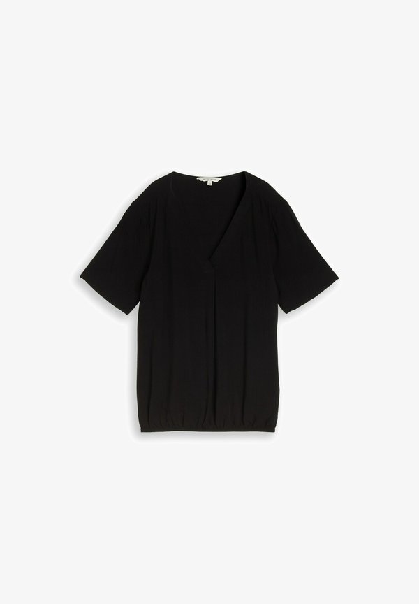TOM TAILOR TOM TAILOR BLUSEN & SHIRTS BLUSE AUS VISKOSE - Blouse - deep black
