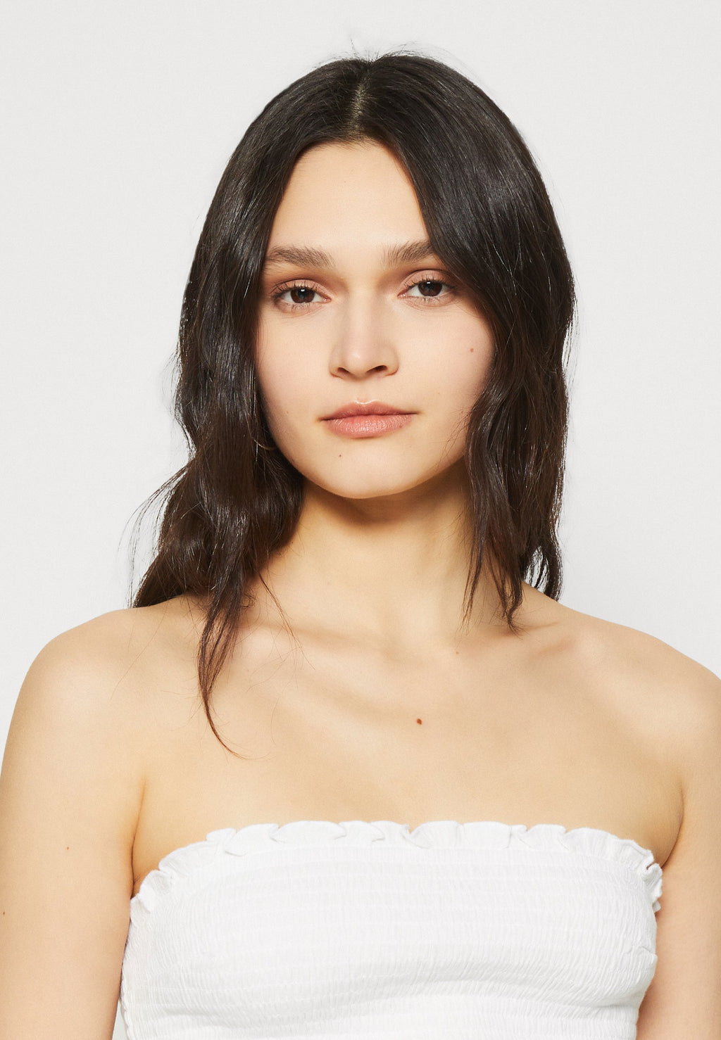 Hollister Co. BARE SMOCKED PEPLUM