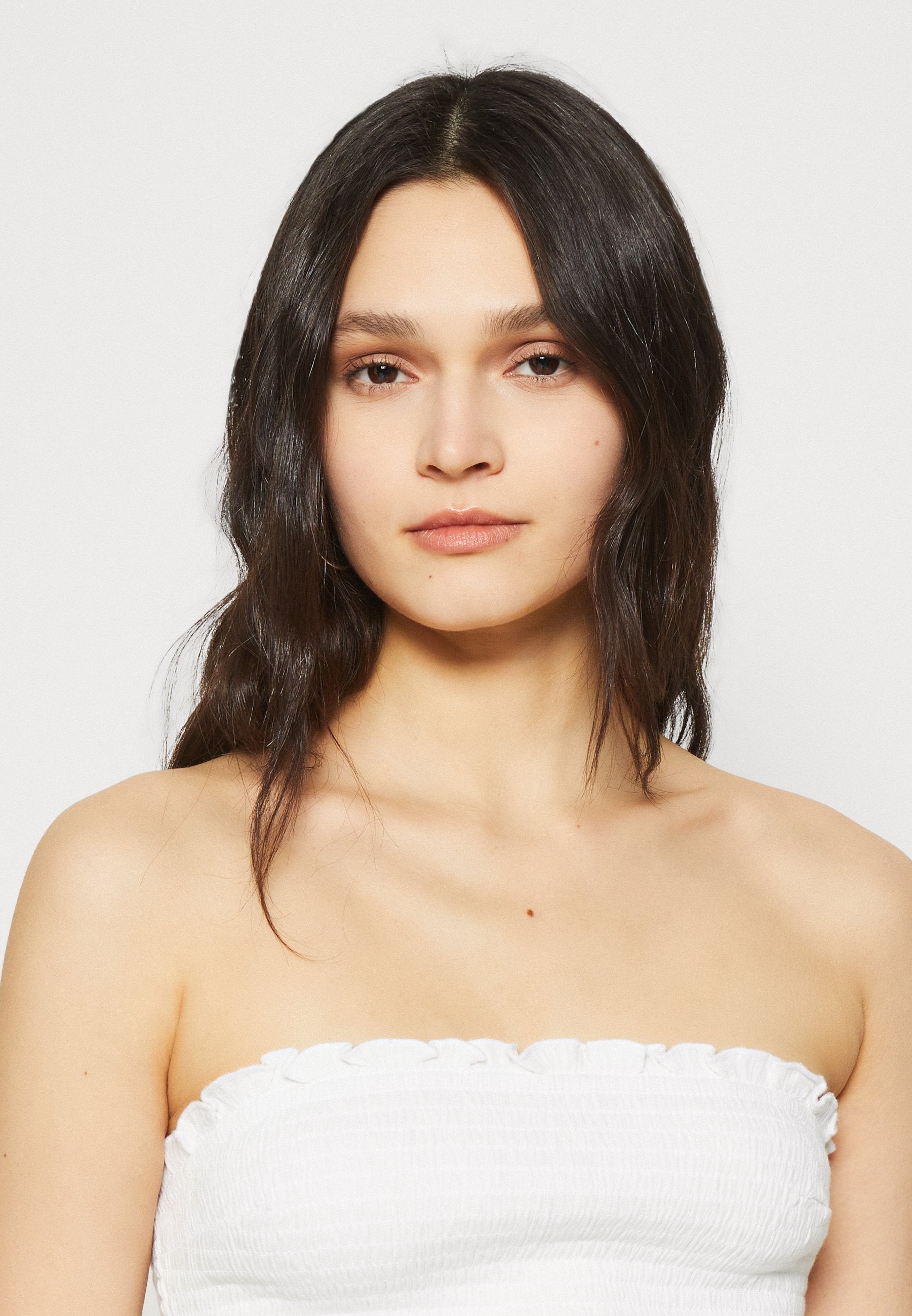 Hollister Co. BARE SMOCKED PEPLUM