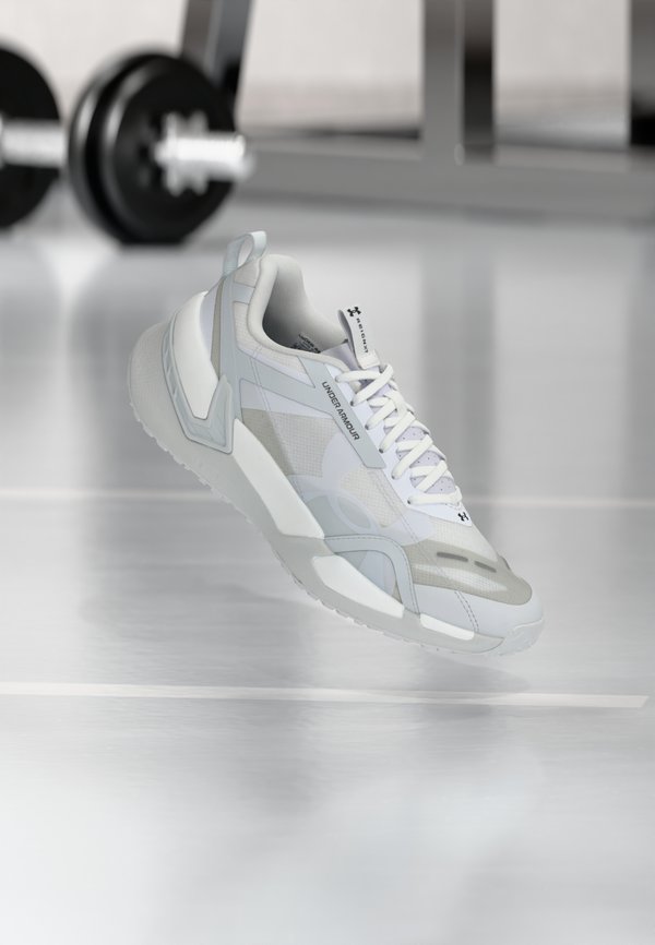 Under Armour REIGN XT - Training shoe - white/distant gray/white
