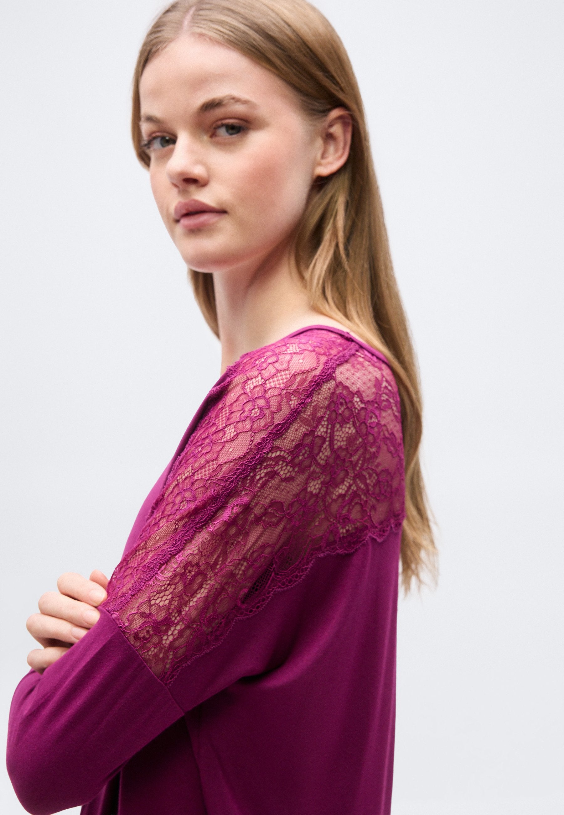 Anna Field MODAL & LACE NIGHTWEAR SET WITH LACE DETAIL