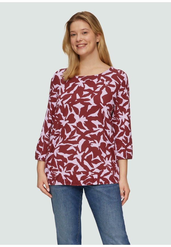 s.Oliver Long sleeved top - rubinrot