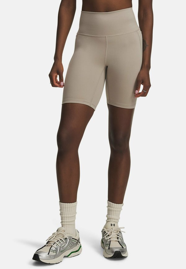 Under Armour MERIDIAN - Leggings - timberwolf taupe