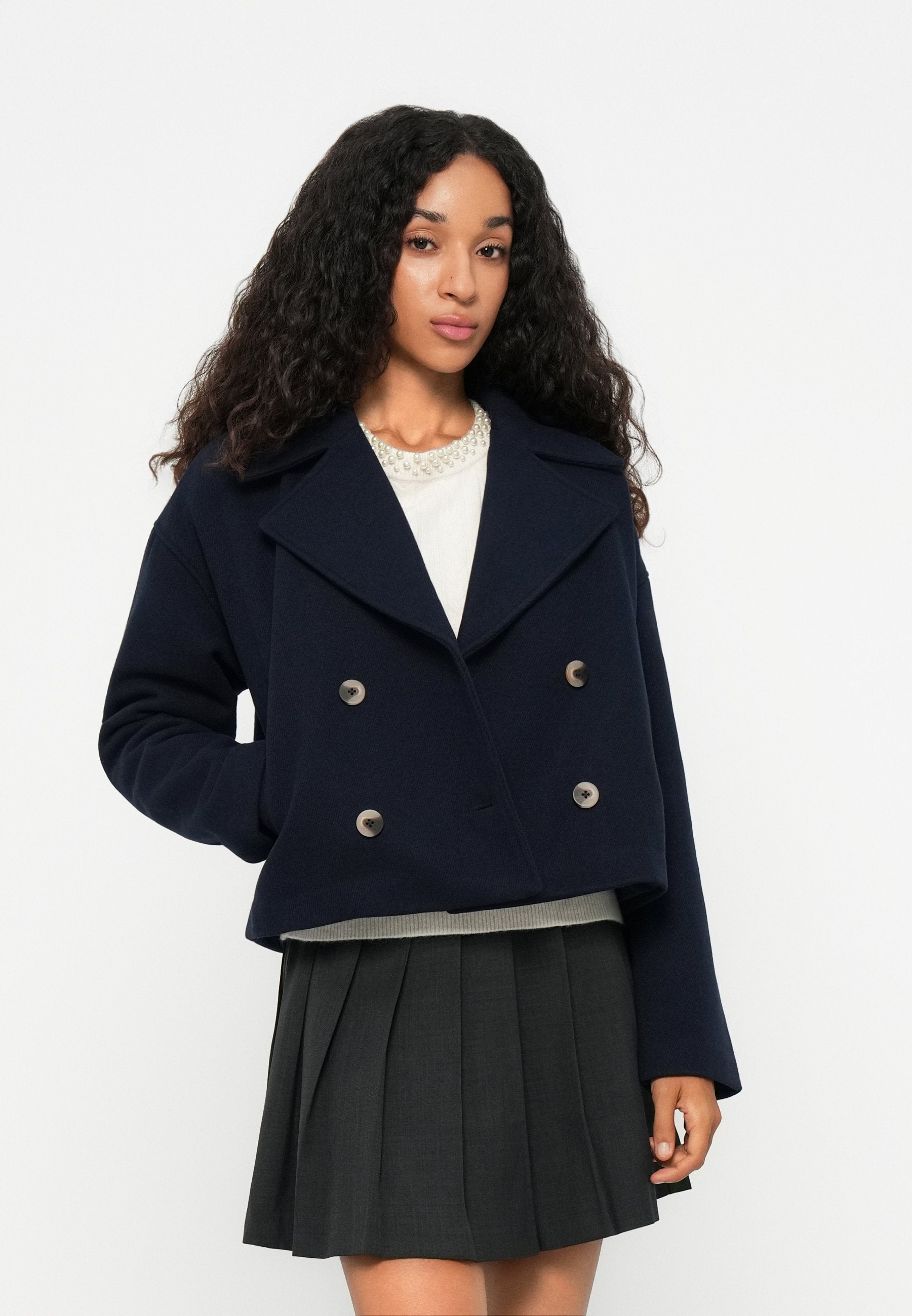 VILA VIKAMINA Wool blend
