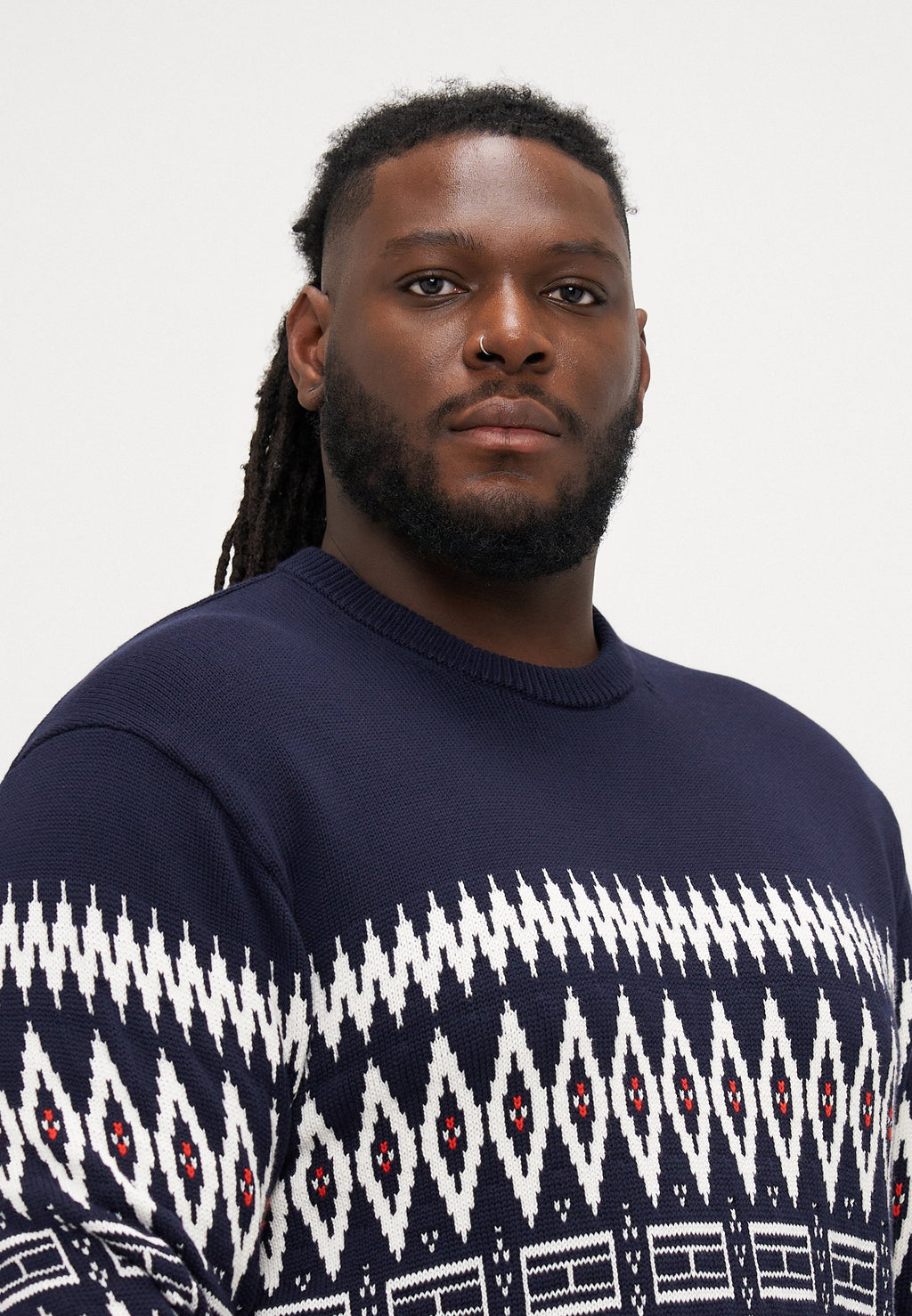 PLACED FAIRISLE C NECK Media 5