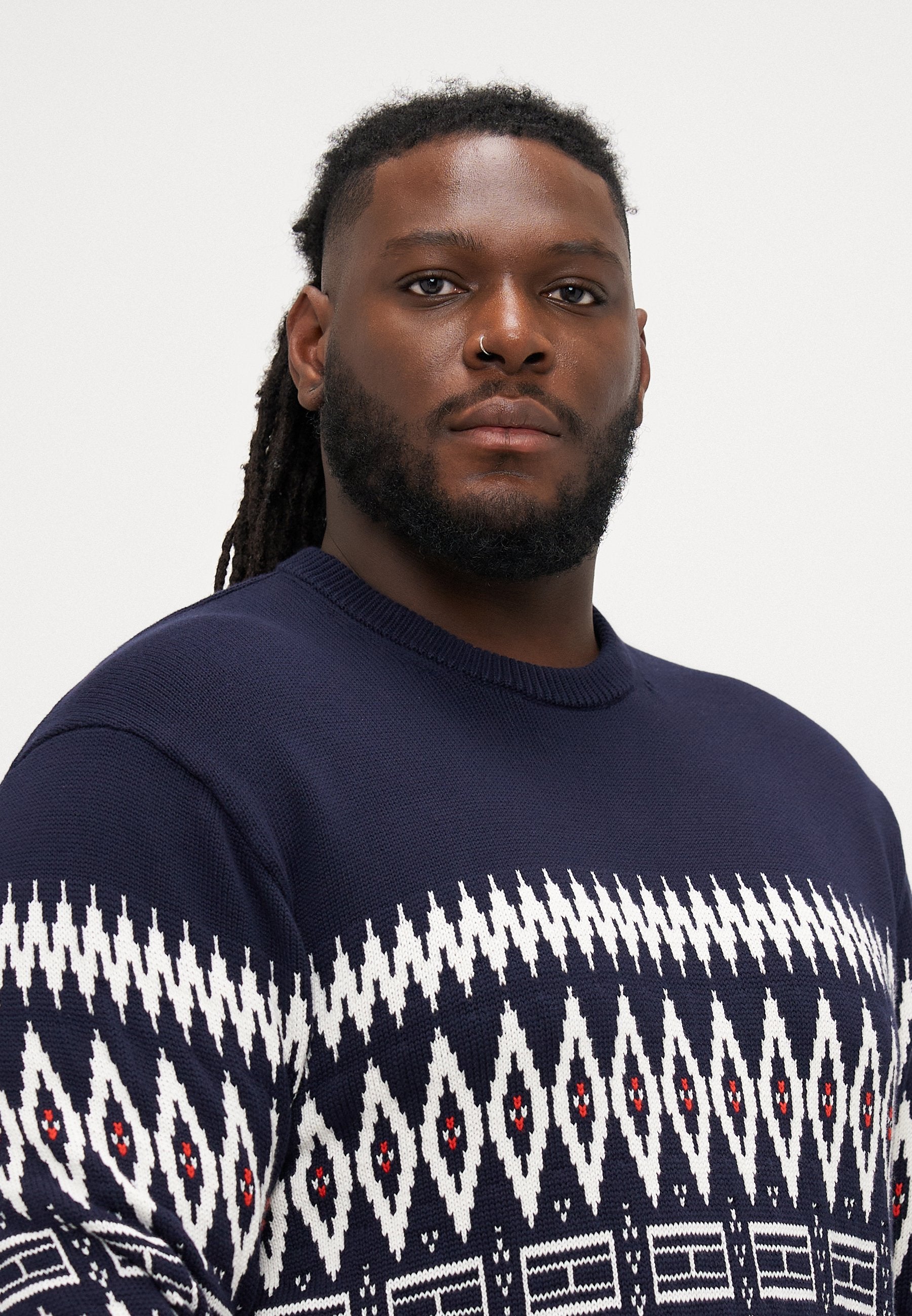 PLACED FAIRISLE C NECK Media 5