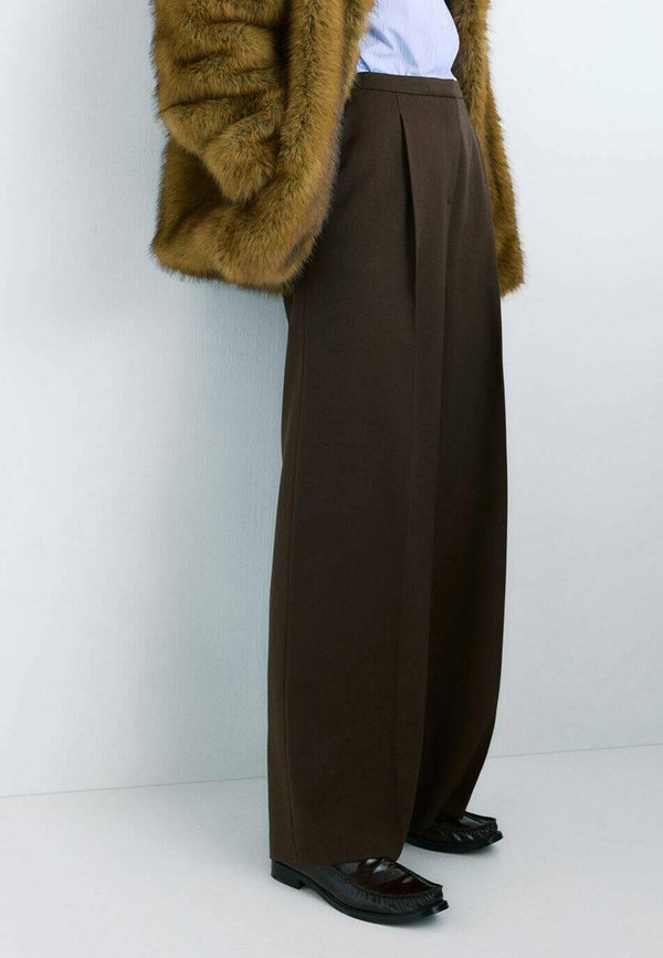 Mango Trousers - Dark Brown