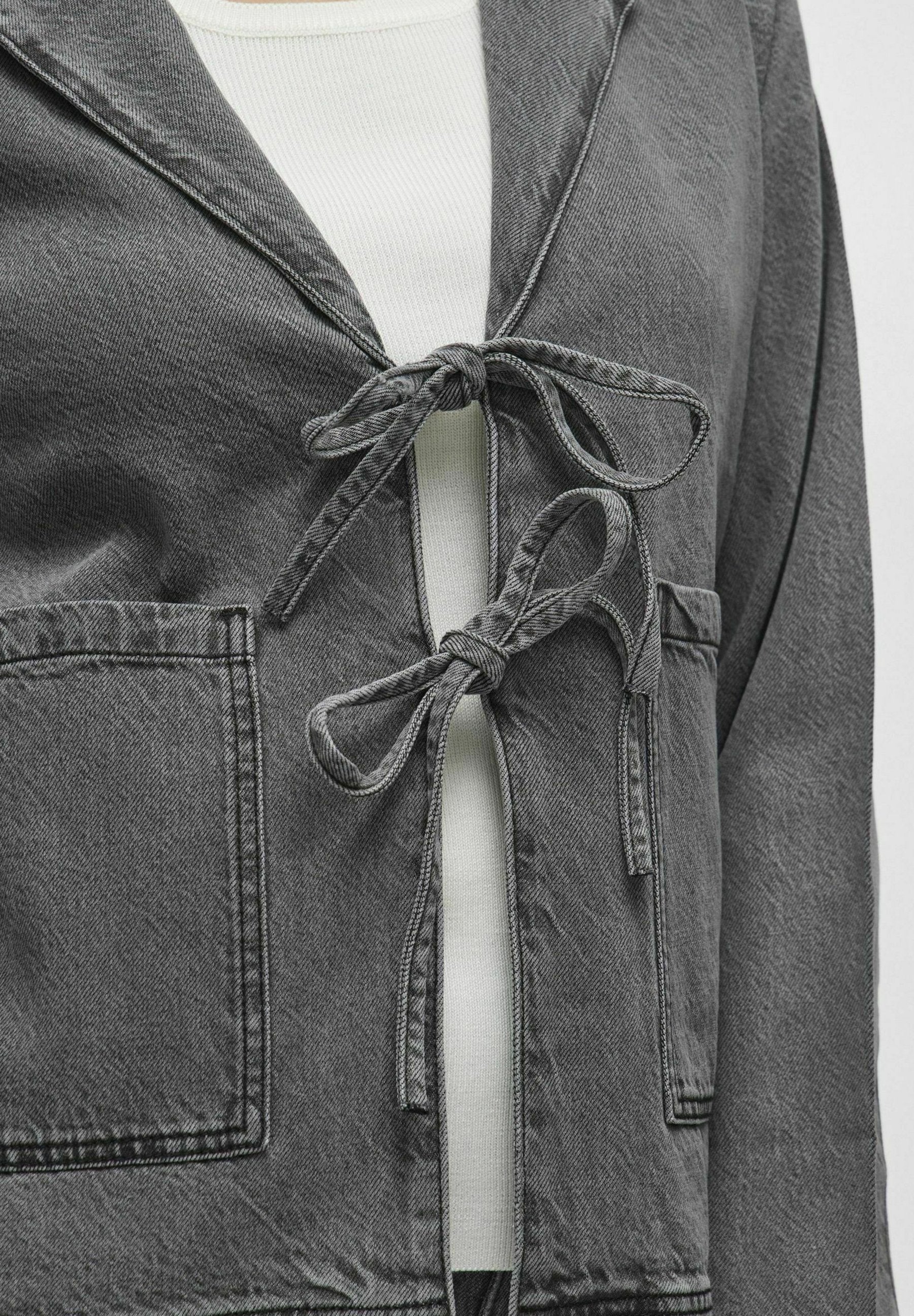 VILA Denim VIKIKI Tie front
