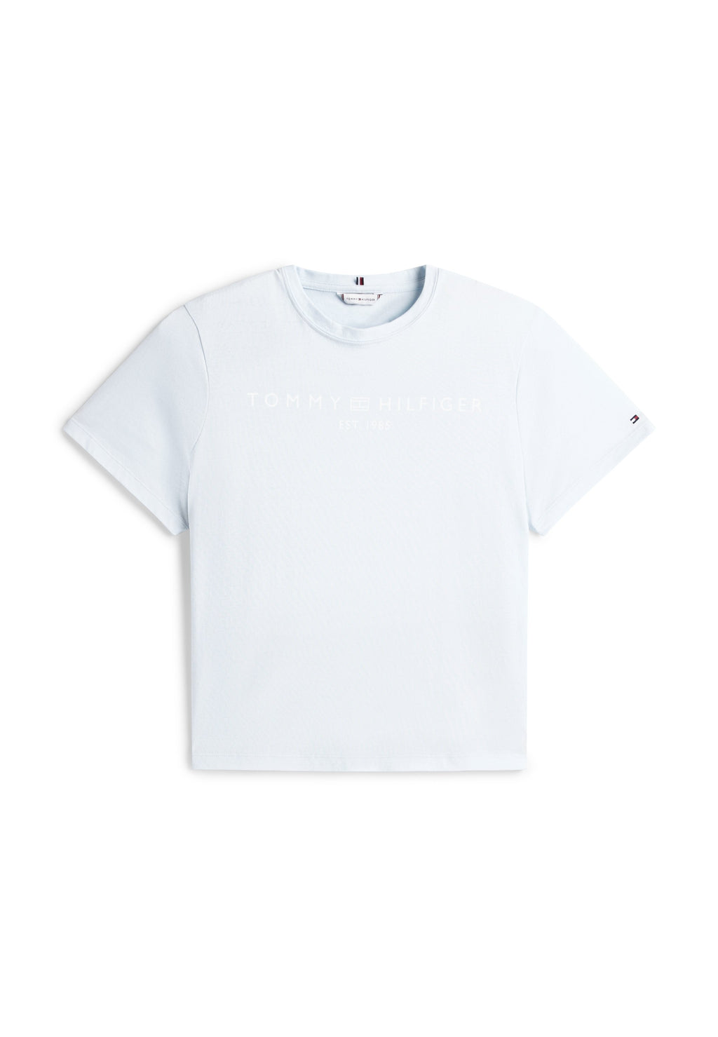 CURVE LOGO JERSEY CREW NECK T-SHIRT Media 1