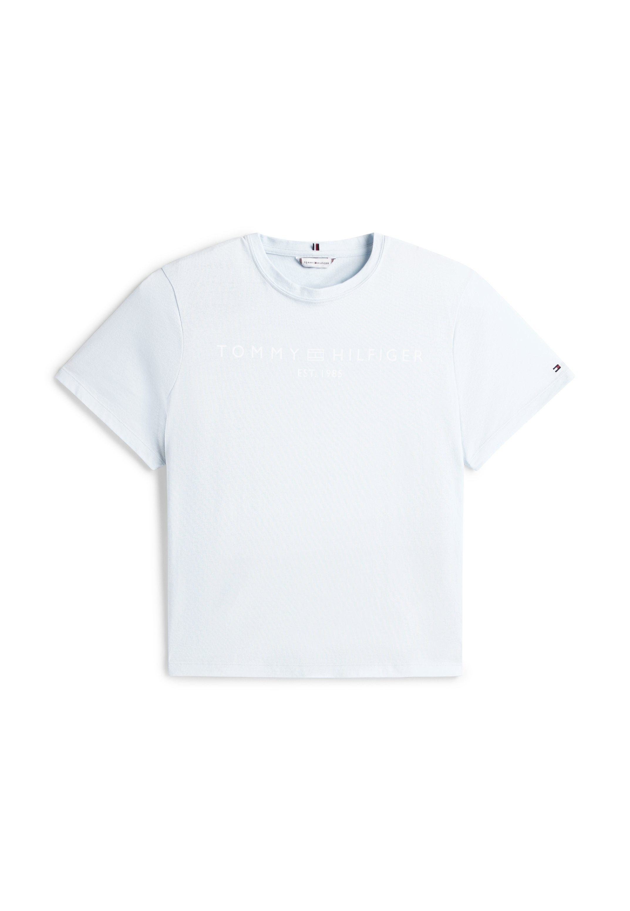 CURVE LOGO JERSEY CREW NECK T-SHIRT Media 1