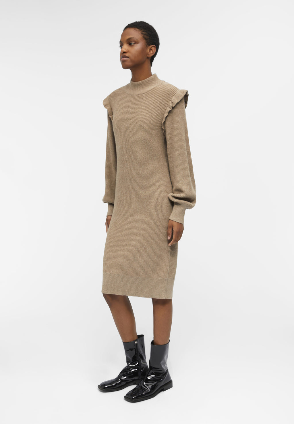 Object OBJMALENA RUFFLE DRESS