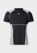 Under Armour ELITE FITTED - Sports T-shirt - ultimate black/steel