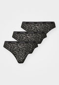 Calvin Klein Underwear BRAZILIAN ICON 3 PACK  - Brazilians - black
