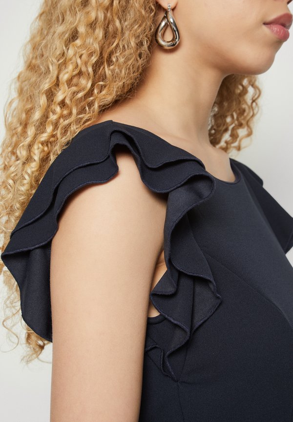 VILA VIWALLIE FLOUNCE MID CALF DRESS