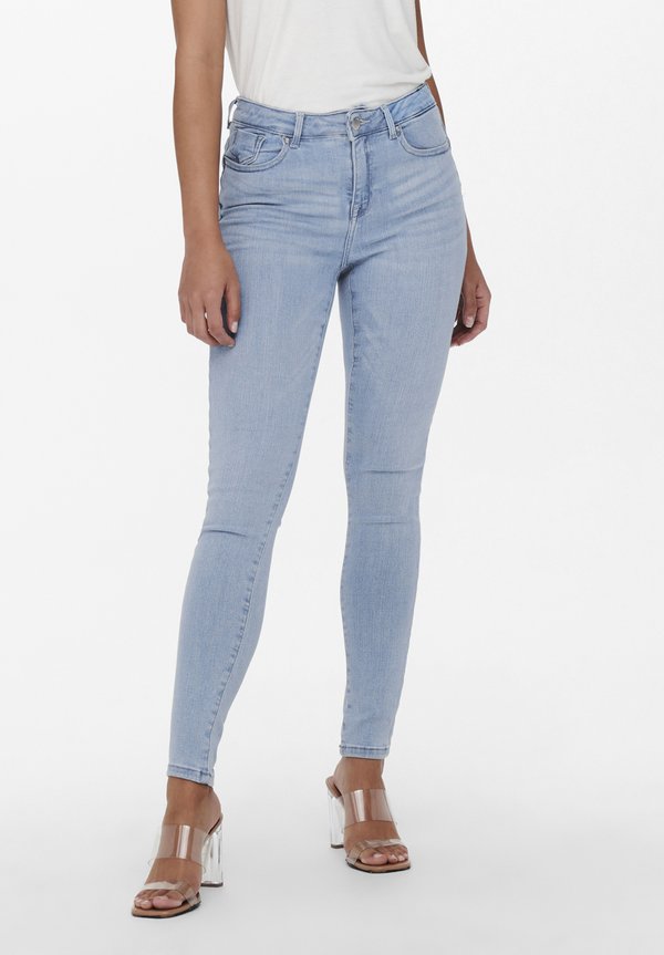 ONLY Skinny fit ONLPOWER Mid waist - Jeans Skinny Fit - blue denim