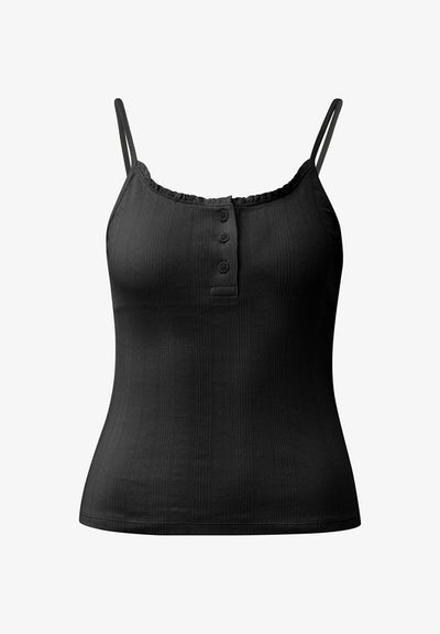 s.Oliver T-SHIRT - Top - schwarz