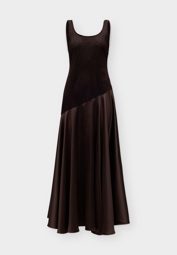 Vero Moda VMSHARA SINGLET DETAIL DRESS - Maxi dress - chocolate torte